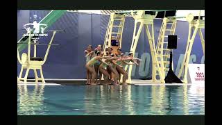 USA Artistic Swimming 2023 Junior Olympic 12U Team Routine Seattle Synchro Live Stream [upl. by Moonier]