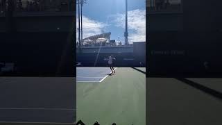 Olga Danilovic WTA 123 SlowMotion Serve US Open 2023 tennis serve [upl. by Dyson617]