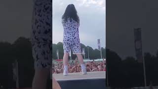 billie eilish bending backwards during live concert shorts [upl. by Eeslek]