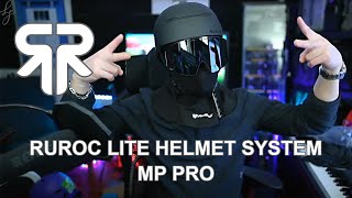 Unboxing Ruroc Lite Helmet System  MP Pro Open Face Snowboard Helmet Review [upl. by Nahtanha754]