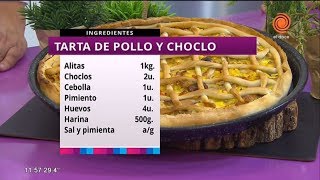 Tarta de pollo y choclo  receta [upl. by Colene]