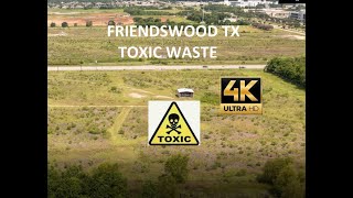 Friendswood Texas Toxic Waste Brio Superfund Site 4K Drone Video [upl. by Ranitta]