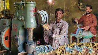 Incredible Forging Making A Sickle Mass Production Of With Power Hammer  درانتی کیسے بنائیں [upl. by Swee]