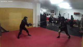 Ansetzen pricht durchwechseln  in sabre we thrust swordfighting [upl. by Ongun325]