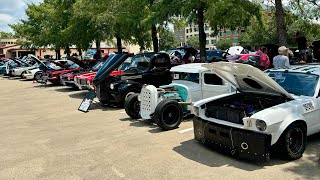 Fords Garage Car Show Mustang Sally Productions Classic Car Show In Plano TX [upl. by Niram]