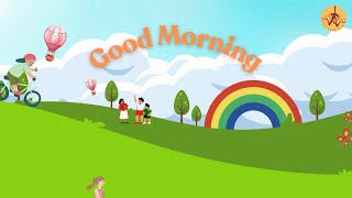 Good morning Song 4 cartoon kids fun kidsvideo education kidslearning goodmorning [upl. by Fredie]