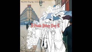 Paris Streets  Rainy Day  Calming PaintbyColor Art [upl. by Belier]