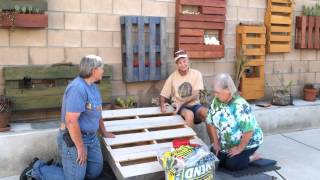 Vertical Herb Pallet Garden [upl. by Ahsikel]