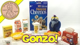 Disney Muppets Most Wanted  Gonzo Frosted Cheerios Cereal [upl. by Eceinej]