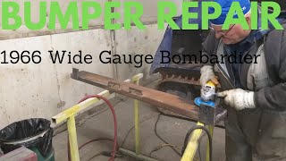 BUMPER REPAIR 1966 WIDE GAUGE  BOMBARDIER [upl. by Anehsuc299]