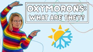 Oxymoron Examples For Kids  English Language Features [upl. by Erdnoid]