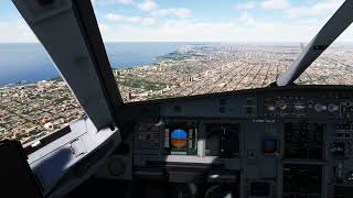 FLIGHT SIMULATOR  AIRBUS A320  JETSMART  APROXIMACION ILS Z 13 AEROPARQUE SABE [upl. by Marillin506]