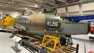 RAF MUSEUM LONDON  Hangar 4 Update  Reassembling underway Republic P47 D Thunderbolt [upl. by Aliahs518]