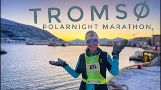 Tromsø  PolarNight Marathon and Husky Dog Sledding [upl. by Ynner140]