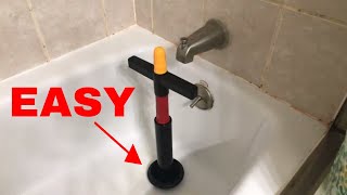 How To Unclog Any Drain Easily  Best Tool For The Job No Messy Augers  Handy Hudsonite [upl. by Kitarp]