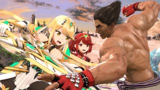 SFM Mythra and Mishima have a Minor Mishap SmashBrosUltimate [upl. by Penny]