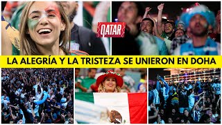 Unos festejaron y otros se frustraron ARGENTINOS y MEXICANOS vivieron juntos el FAN FEST│Exclusivos [upl. by Aurie]