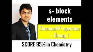 sblock Elements Chemical Properties Group 1 Part 4 [upl. by Eive]