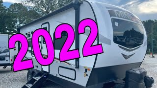 New 2022 FOREST RIVER ROCKWOOD MINI LITE 2204S Travel Trailer Twin Beds  King Bed Dodd RV Solar 22 [upl. by Nakhsa]