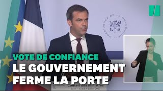 Pourquoi le gouvernement ferme la porte à un vote de confiance [upl. by Nide]