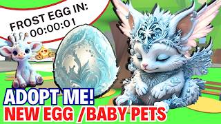 😱NEW EGG RELEASE DATE ❄️10 MAGICAL FROST BABY PETSEGG in Adopt Me ♥️2024 Concept Update Roblox [upl. by Enimajneb]