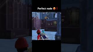 Perfect nade 🔥❗️ bgmi pubgmobile [upl. by Almallah823]