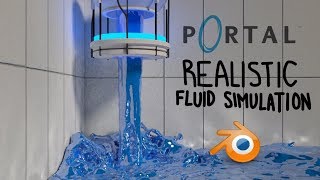 Portal Realistic Gel Simulation in Blender 1080p 60fps HD [upl. by Eeliab188]