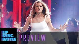 Cassadee Pope syncs Panic at the Disco  Lip Sync Battle Country Holidays [upl. by Ekyt]