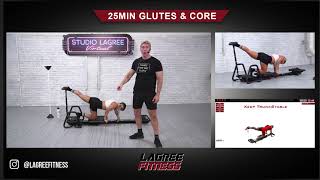 Lagree Microformer 25 minute glutes and core workout [upl. by Fabriane]