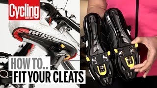 How to fit your road bike cleats  Cycling Weekly [upl. by Ballou]