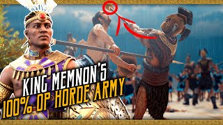 THE LEGEND OF KING MEMNON KING OF AETHIOPIA IN TROY  Total War Saga Troy Memnon Mythos Campaign 1 [upl. by Morville865]