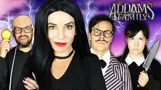 Giant ADDAMS FAMILY Movie in Real Life But in Haunted House Rebecca Zamolo [upl. by Arahas738]