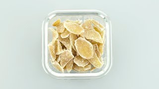 How to make Ginger Candy  Easy Candied Ginger Recipe [upl. by Walston728]