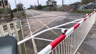 Helpston Level Crossing  Cambridgeshire 14022024 [upl. by Aidnic77]