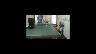 Table tennis practiceforehand drive and backhand sidespin loop [upl. by Mel]