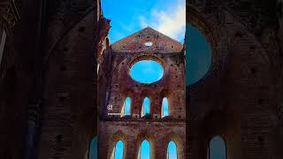 San Galgano Abbey travel tuscany  the sword of San Galgano [upl. by Enner]