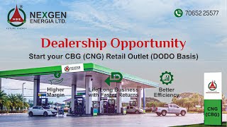 CBG Bio CNG PUMP DEALERSHIP  Become a Biofuel Entrepreneur  DODO Model [upl. by Imim]