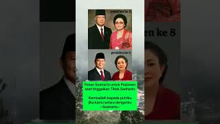 soeharto kembalilah kepada putriku jika kamu setara denganku soeharto prabowo titieksoeharto [upl. by Damien]