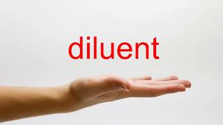 How to Pronounce diluent  American English [upl. by Erdnad211]