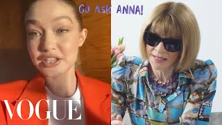 Anna Wintours Fashion Month Favorites and GoTo Interview Question  Go Ask Anna  Vogue [upl. by Nrol62]