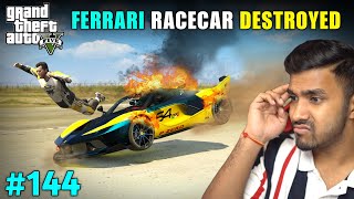 MY FERRARI RACECAR EXPLODE IN RACE  GTA V GAMEPLAY 144 [upl. by Coppock]