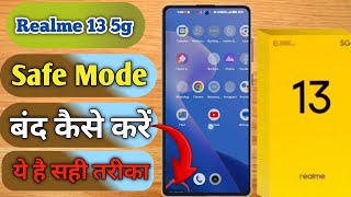 realme 13 5g safe mode kaise band karerealme 13 5g safe mode remove [upl. by Hornstein303]