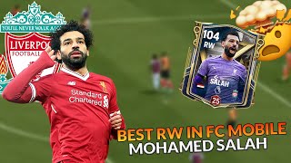 BEST RW IN FC MOBILE  HALL OF LEGENDS  MOHAMED SALAH REVIEW IN HINDI [upl. by Karlow]