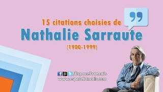 15 citations choisies de Nathalie Sarraute [upl. by Wun]