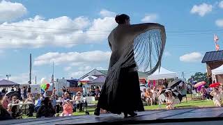 Flamenco dancers at the West Georgia Hispanic Heritage Festival 2024 [upl. by Oicapot]