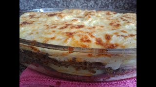 الذ صينية بطاطس بالكفتة و البيشاميل رائعة للعشاء وتنفع فرمضان Gratin pomme de terre et viande hachée [upl. by Gustavus]