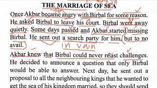 AkbarBirbal story  English story translation into Bangla  Learn English with story [upl. by Karlow451]