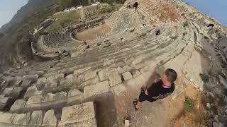 A Roman Theatre in Miletus Turkey 2024 Tumble and Fall 2 [upl. by Yelnikcm]