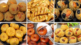 సింపుల్ గా చేసుకొనే 👌😋6 రకాల స్వీట్ రెసిపీస్ Diwali Special 6 Types of Simple Sweet Recipes Telugu [upl. by Tham]