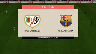 FC 24  La Liga  20232024  Rayo Vallecano  FC Barcelona [upl. by Nahsar]